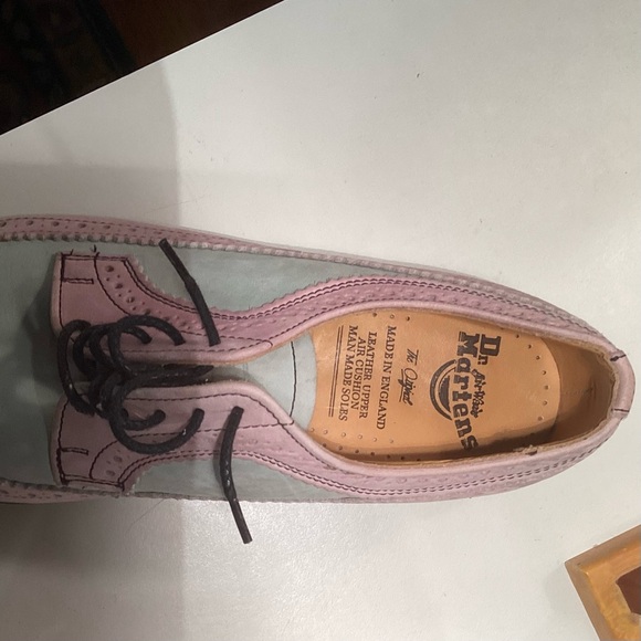 Dr. Martens Pink and Green Men's Shoes - Picture 4 of 5
